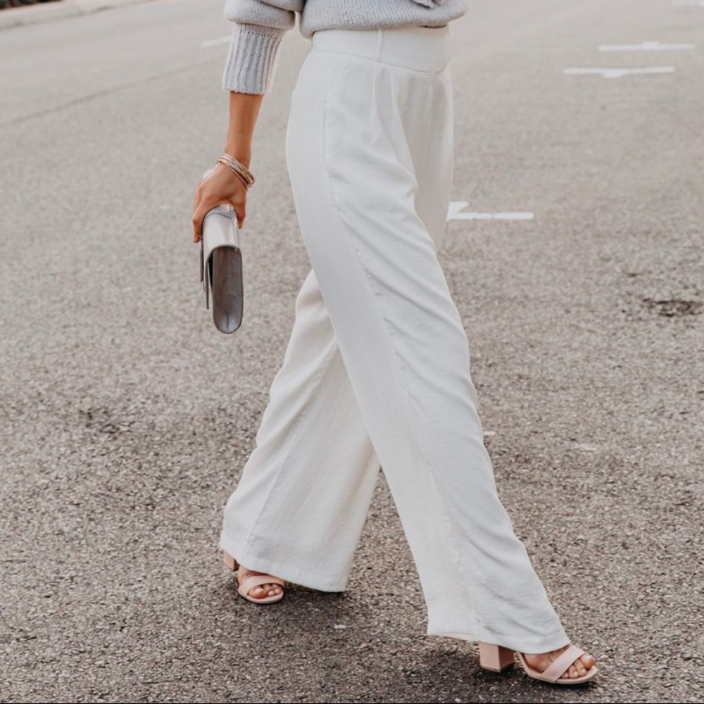 ‼️SOLD‼️ Luxe Wide Leg Trousers